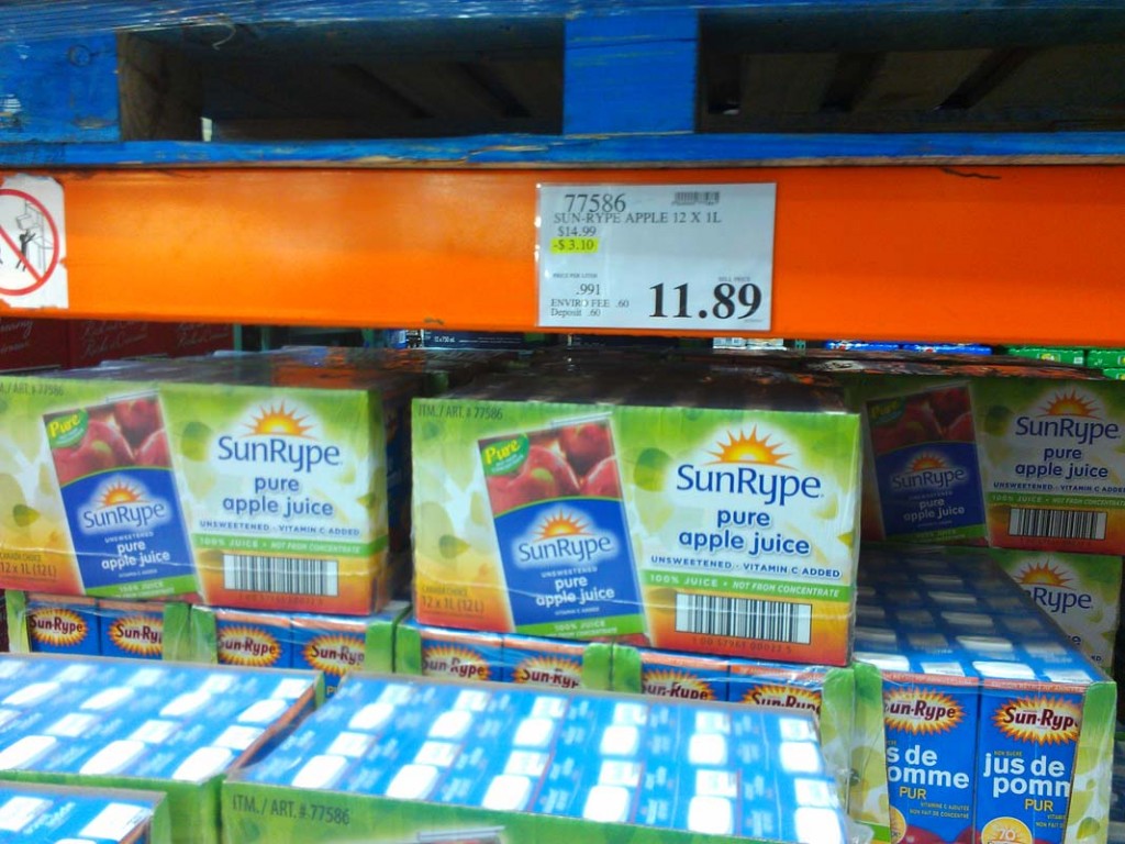 apple juice bulk costco