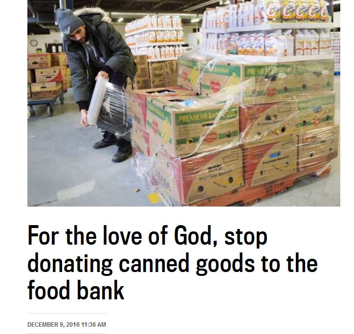 food bank donate